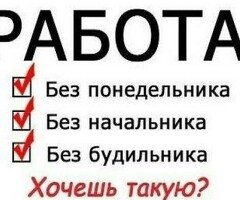 Оформляйся сам+ приводи+друзей получай бонусы.
Свободный график
Оплата каждый день
