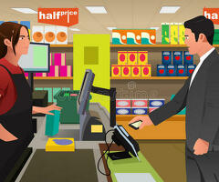 Продавец Прилавок