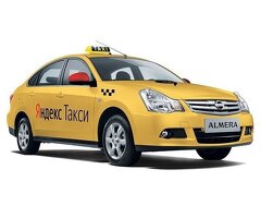 Водитель на Nissan Almera