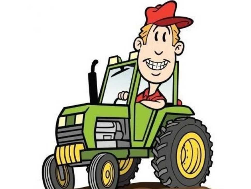 Работу водителем трактора. Фермер на тракторе. Тракторист мультяшный. Трактор мультяшный. Тракторист для детей.