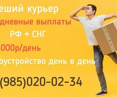 Сегодня и Завтра! Работа Пеший курьер. Выплата КАЖДЫЙ ДЕНЬ!
