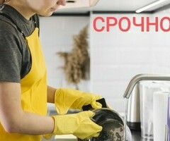 уборщица посудомойщица