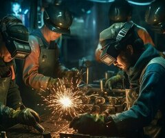 Сварщик ручная дуговая/ работа в помещении