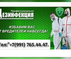 Дезинфекция клоп таракан даарылайбыз