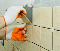 Плитка, облицовка, работа в офисе