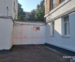 1 разнорабочий покрасить фасад