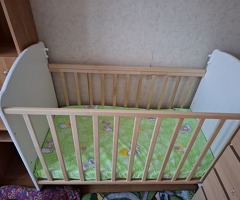 Детский кровать с матрасом