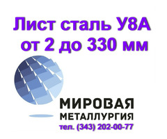 Продам лист У8А, сталь У8, полоса У8А