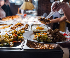 Повар в кафе