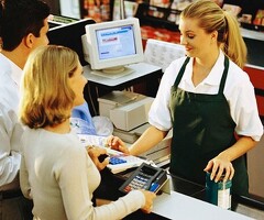 Кассир в ресторан быстрого питания