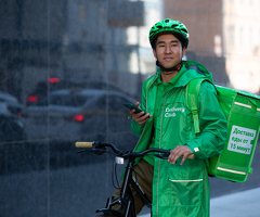 Курьер Delivery Club до 5000 в день.