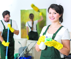 ТРЕБУЕТСЯ УБОРЩИЦА