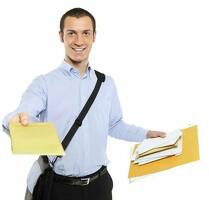 Курьер выходного для на доставку документов