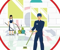 Уборщица в ночь