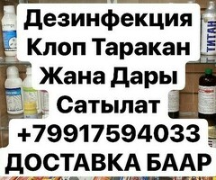 ДЕЗИНФЕКЦИЯ КЛОП ТАРАКАН ДАРЫ ОЗУ САТЫЛАТ