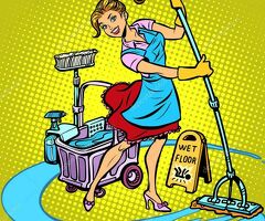 Уборщица с проживанием