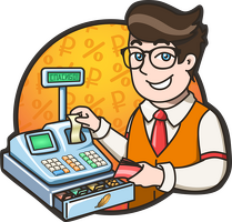 Мобильный продавец кассир в магазин ВКУС ВИЛЛ