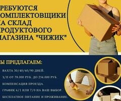 Комплектовщик в магазин "Чижик"