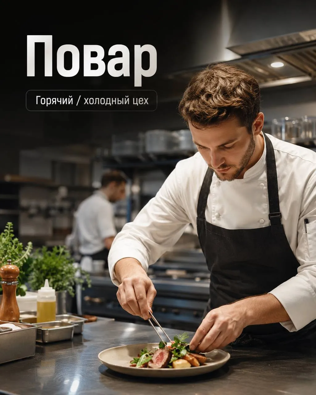 **ПОВАР** **5** **000₽/смена - 6** **000₽/смена**