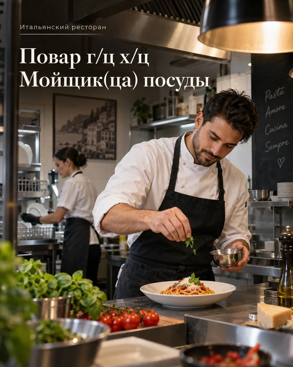 **1️⃣ПОВАР ГОРЯЧЕГО И ХОЛОДНОГО ЦЕХА **-