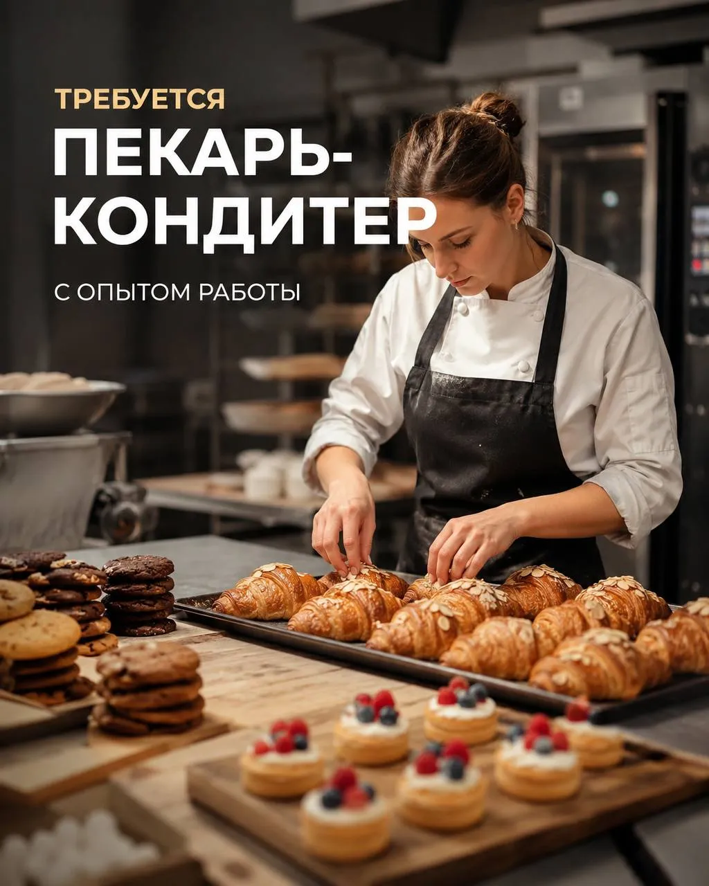 **ПЕКАРЬ-КОНДИТЕР** **5 500₽/смена - 6 000₽/смена**