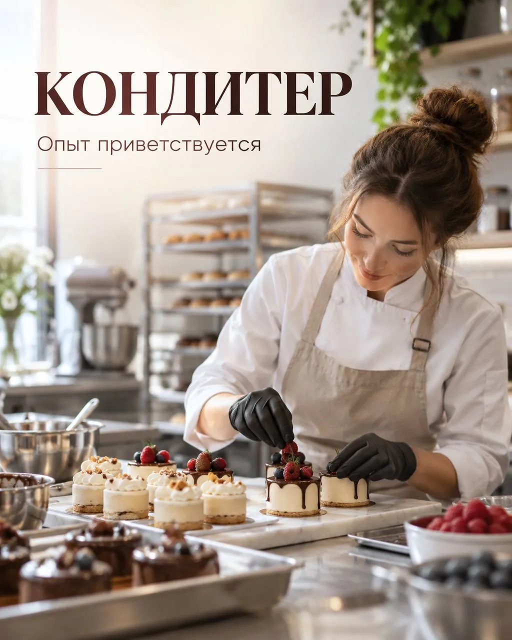 **КОНДИТЕР** **От 5 000₽/смена** __Прямой работодатель__