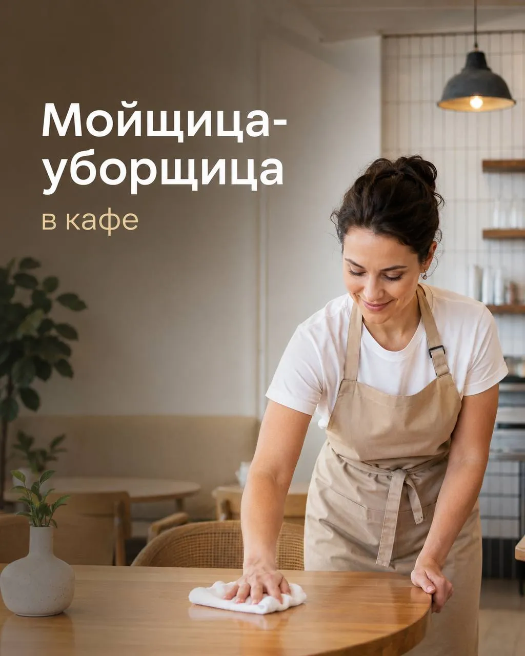 **МОЙЩИЦА-УБОРЩИЦА** **От 4 340₽/смена** __Кафе__ •