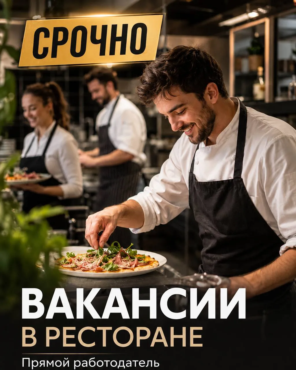 **1️⃣ПОВАР, 2️⃣ПОВАР ХОЛОДНОГО ЦЕХА, 3️⃣ПОВАР ГОРЯЧЕГО