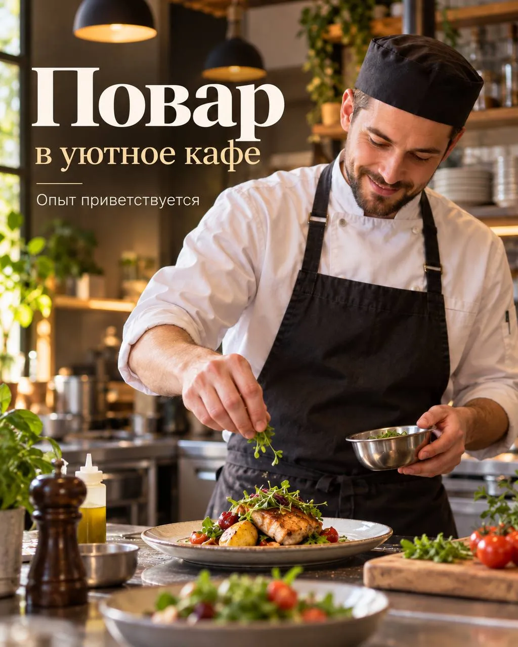 **ПОВАР** **От 4 950₽/смена + премии**