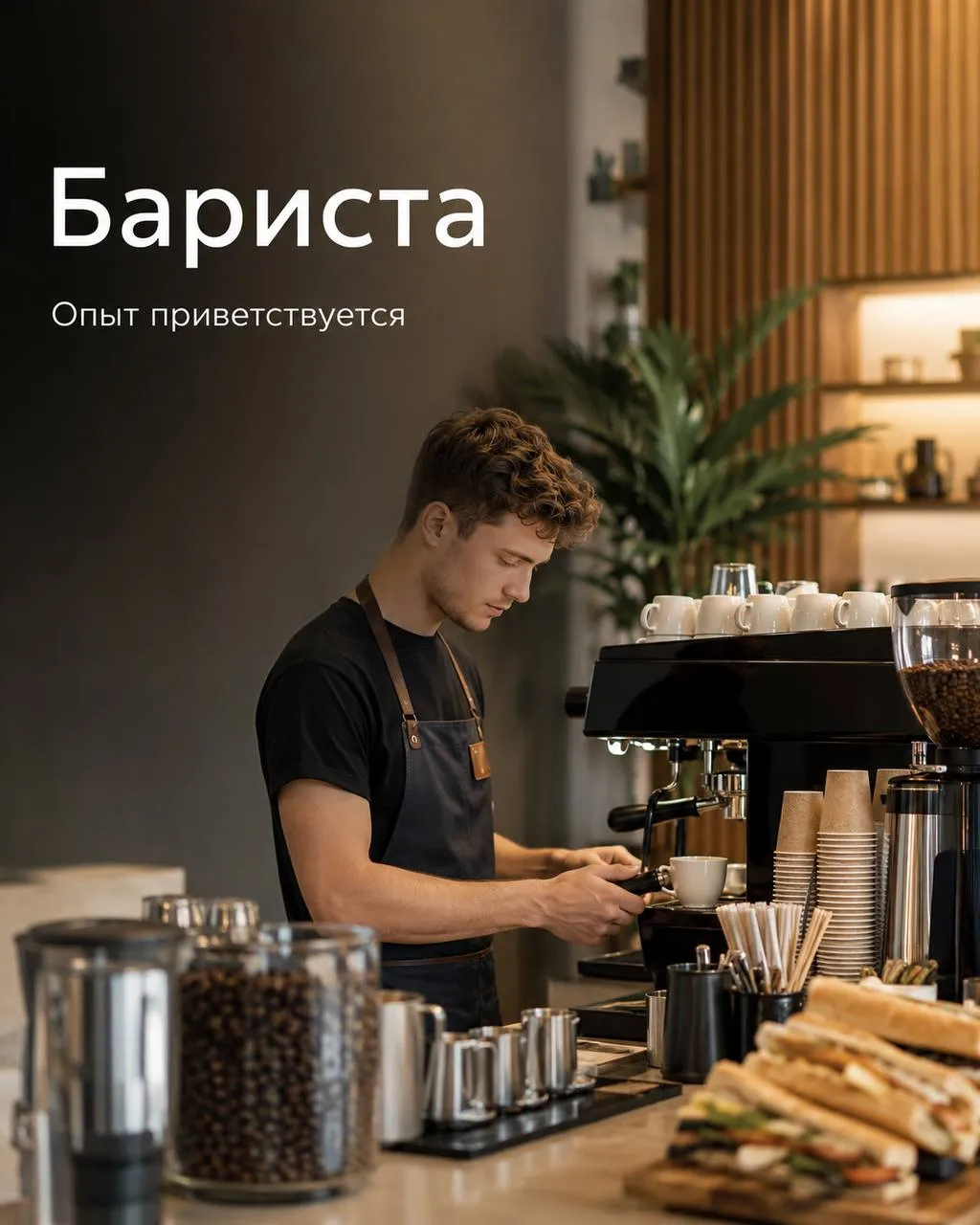 **БАРИСТА** **От 3 000₽/смена** __Кофейня в
