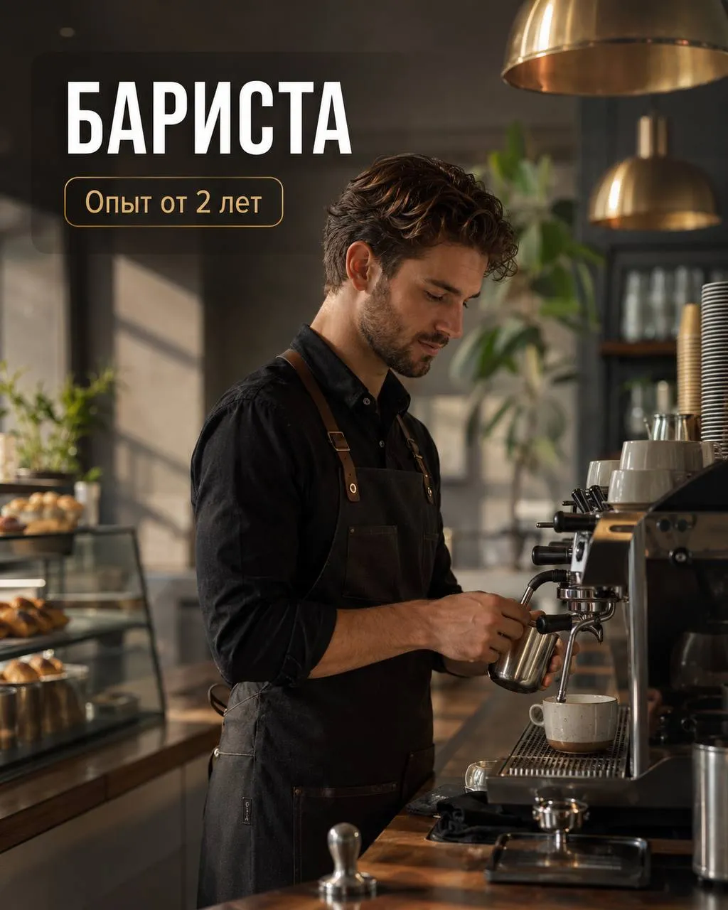 **БАРИСТА** **От 350₽/ч + чаевые** __Кофейный