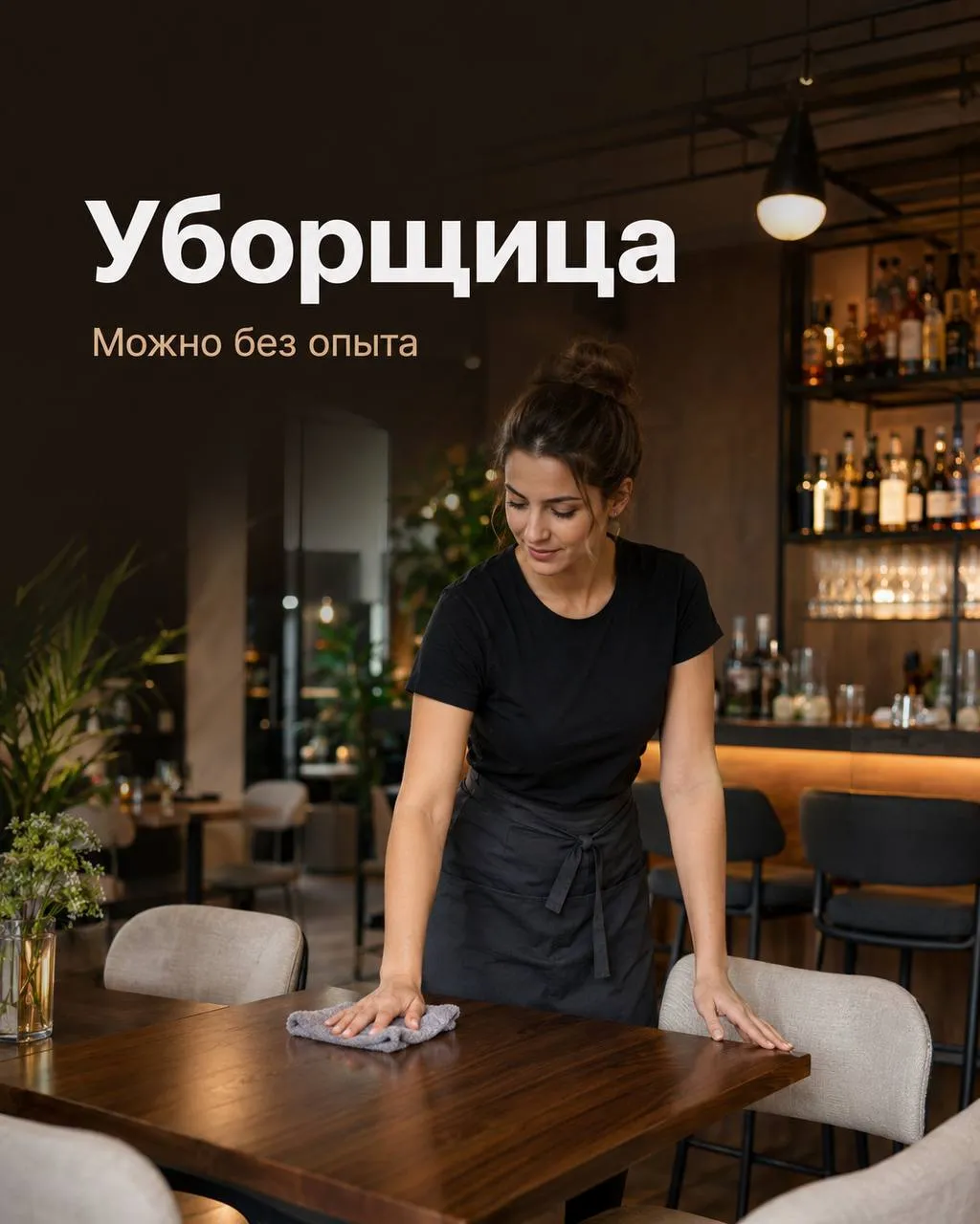 **УБОРЩИЦА** **От 4 000₽/смена** __Гастробар 