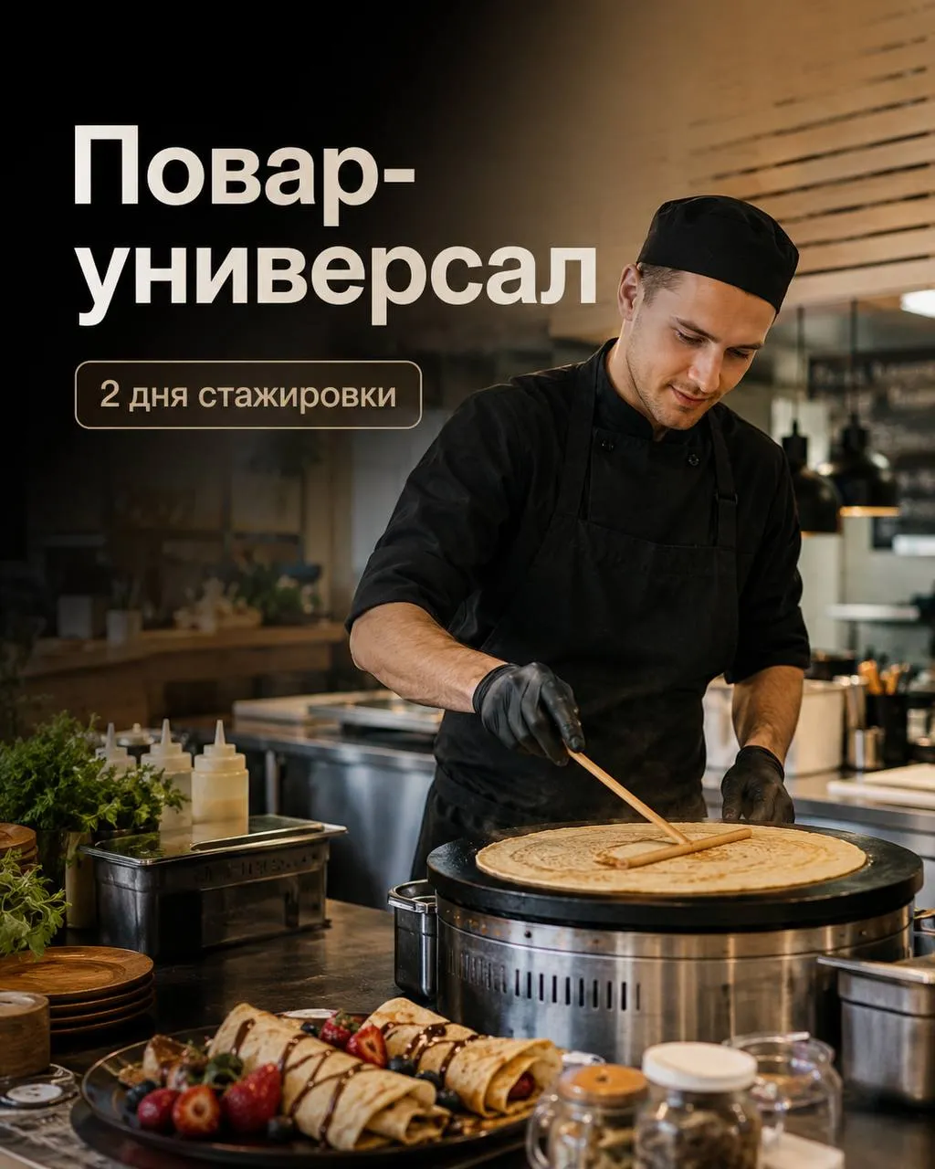 **ПОВАР-УНИВЕРСАЛ** **От 5 000₽/смена** __Бабка блинная__