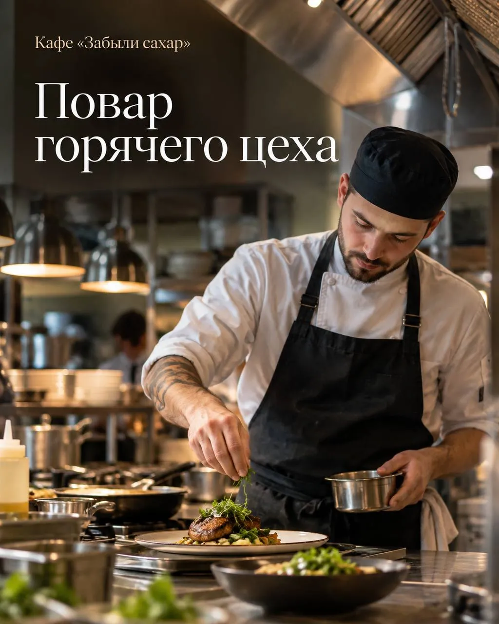**ПОВАР ГОРЯЧЕГО ЦЕХА** **От 6 000₽/смена**