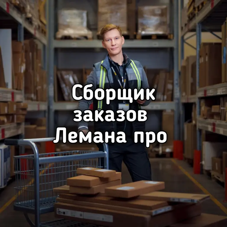 Сборщик заказов Лемана про / Люберцы