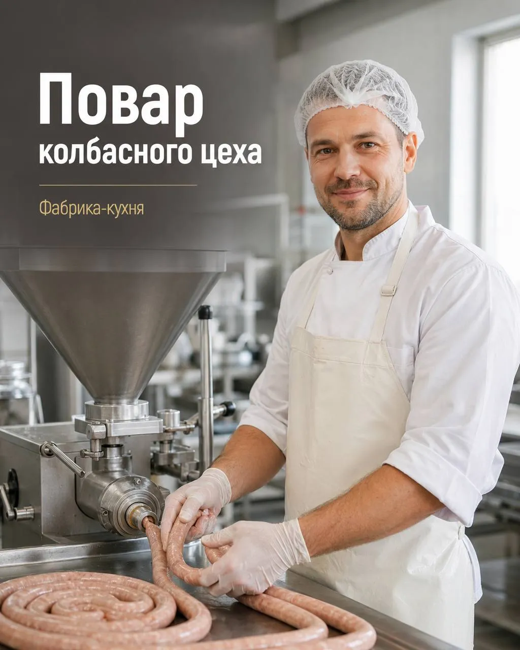 **ПОВАР КОЛБАСНОГО ЦЕХА** **От 5 000₽/смена**